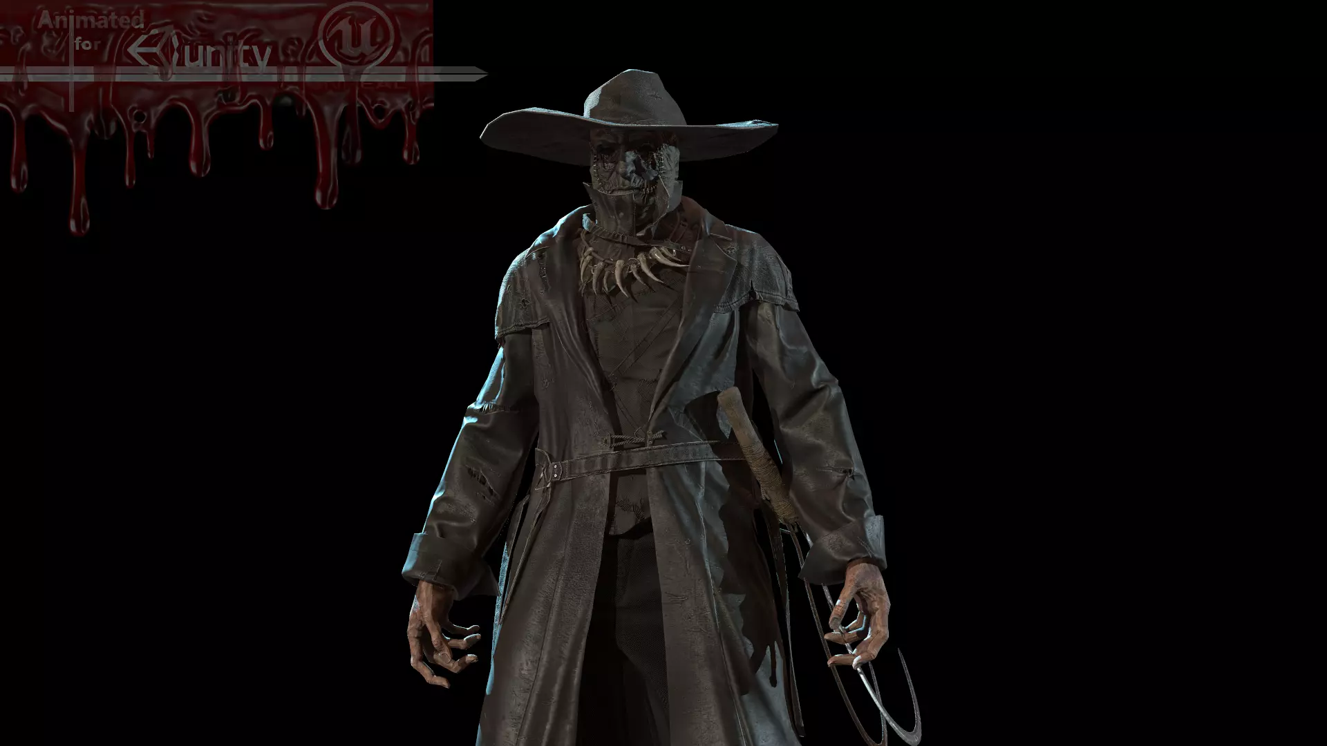 Monster maniac unit 2 Low-poly 3D model_0