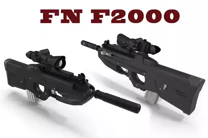 FN F2000 3D model