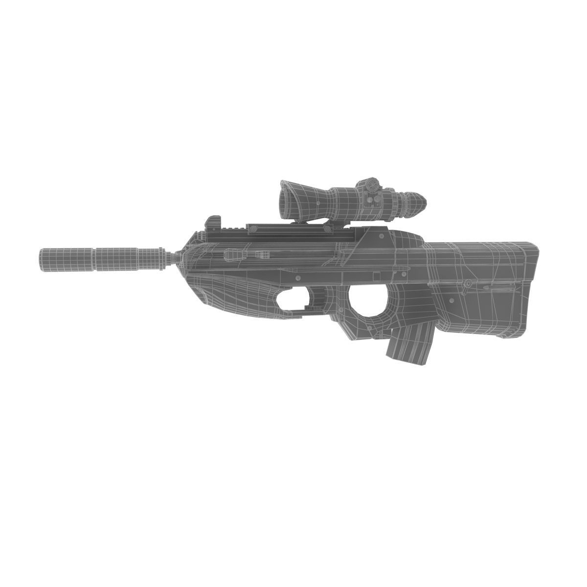 FN F2000 3D model_9