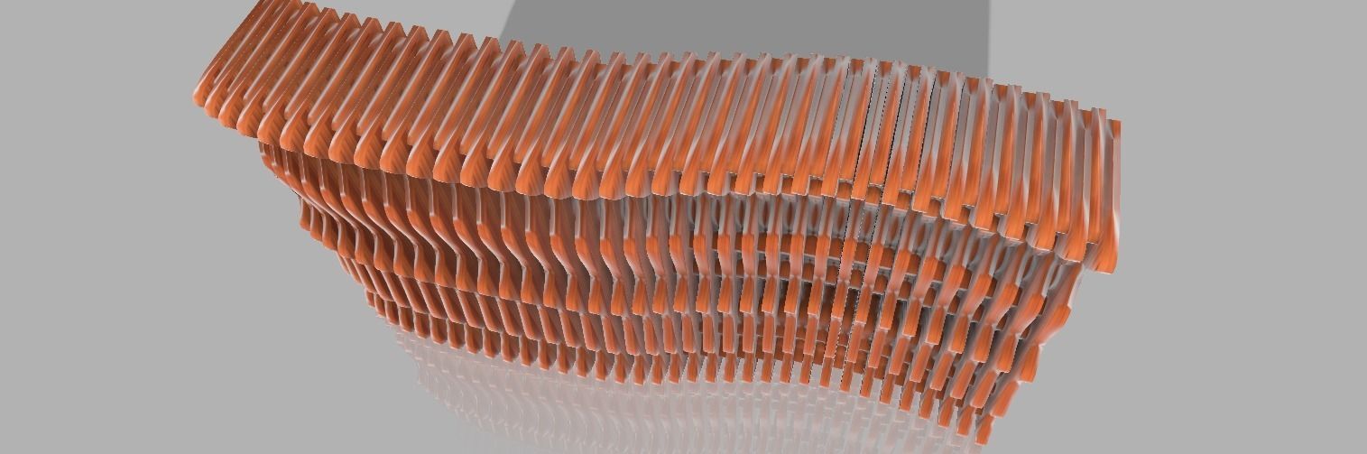 Curved wall version 3 3D model_14