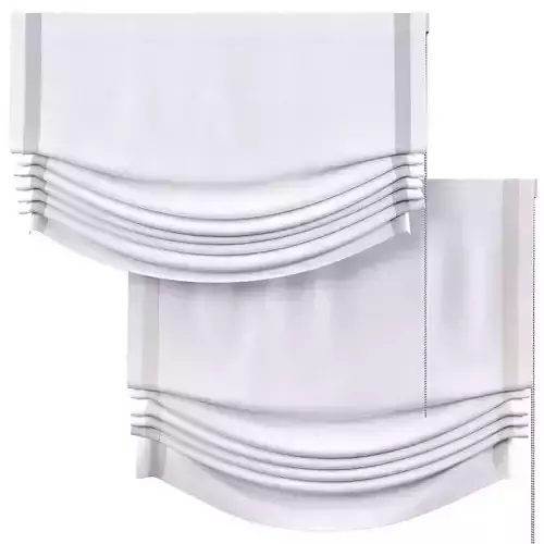 Roman Curtains 04 Relaxed Backhausen Venus 3D model