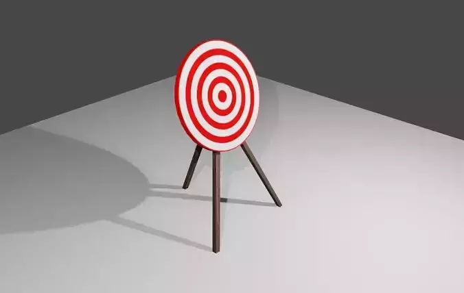 Arrow Target - Alvo para arco e flecha Low-poly 3D model