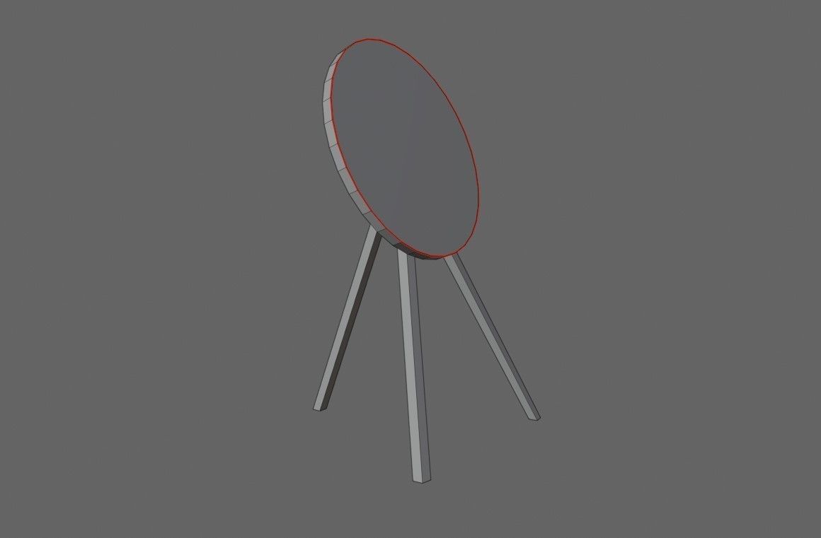 Arrow Target - Alvo para arco e flecha Low-poly 3D model_7