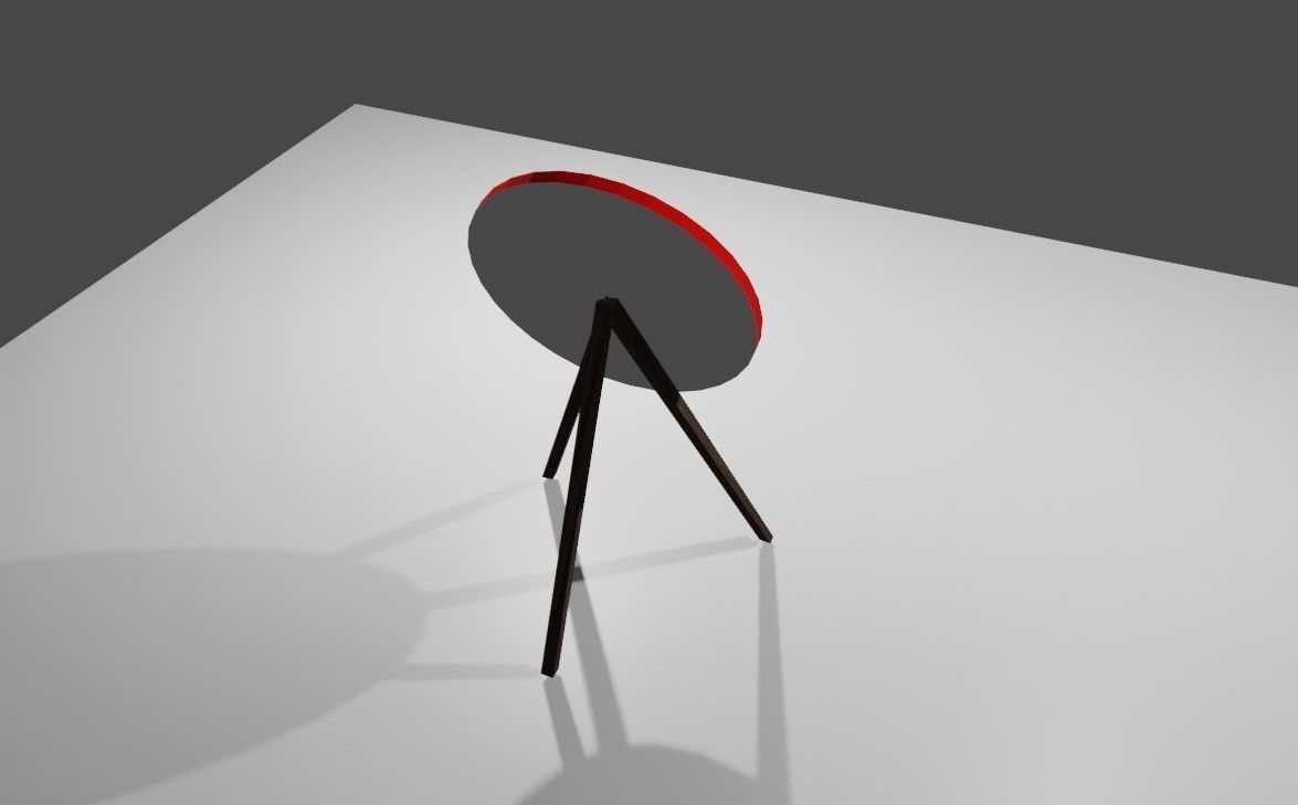 Arrow Target - Alvo para arco e flecha Low-poly 3D model_3