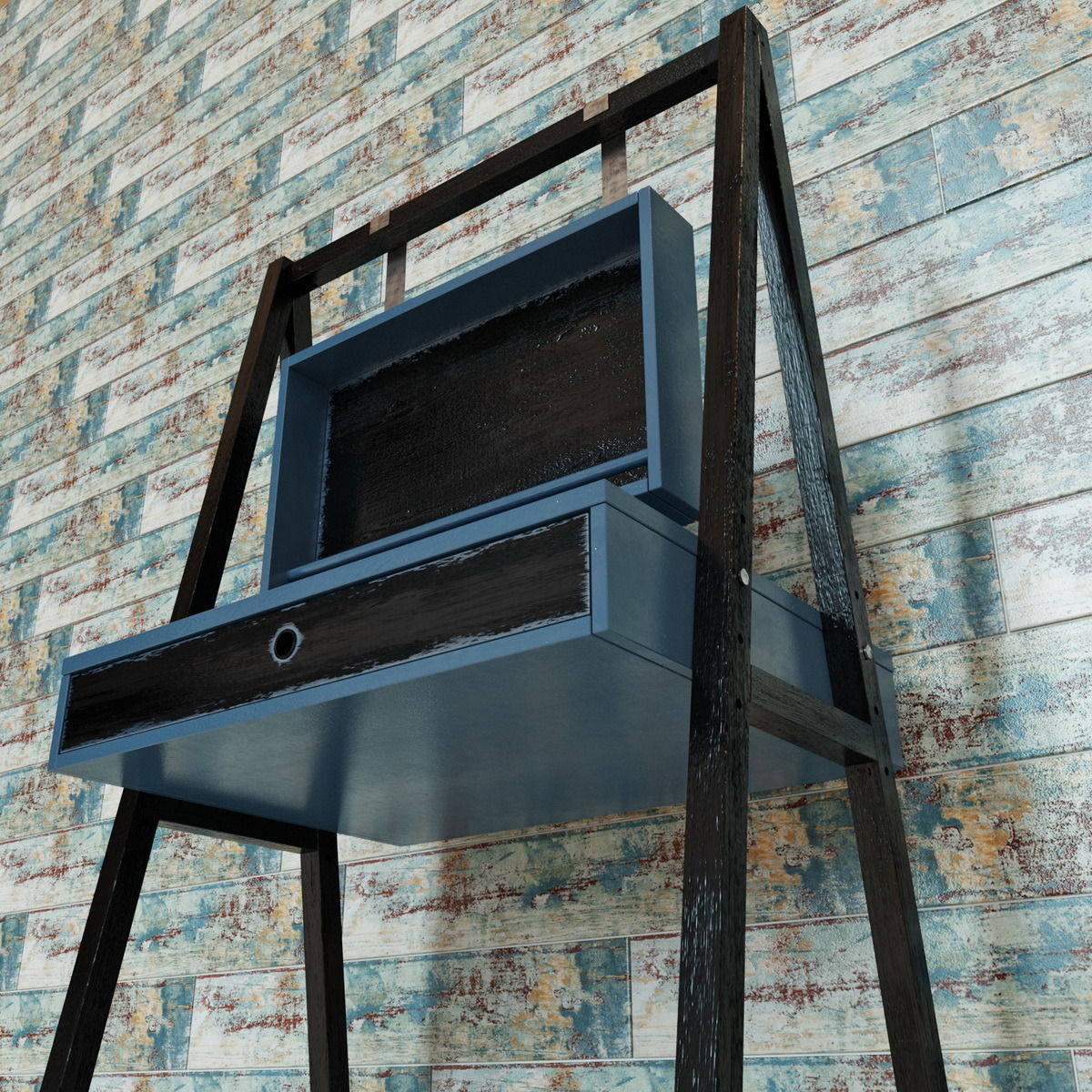 Dressing table VOX Low-poly 3D model_3