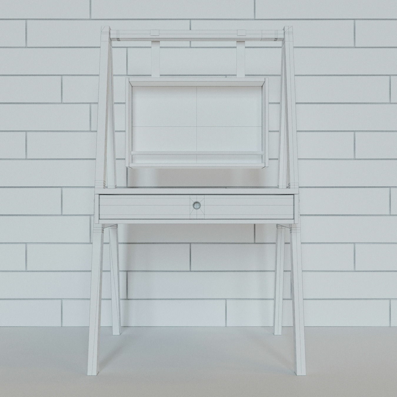 Dressing table VOX Low-poly 3D model_5