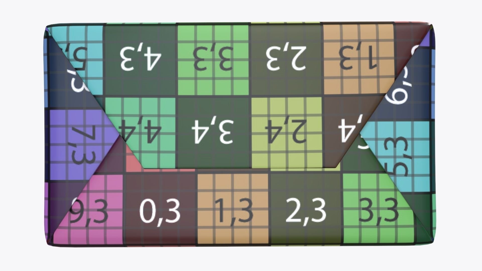 Coffee paper package box mock-up 3D model_12