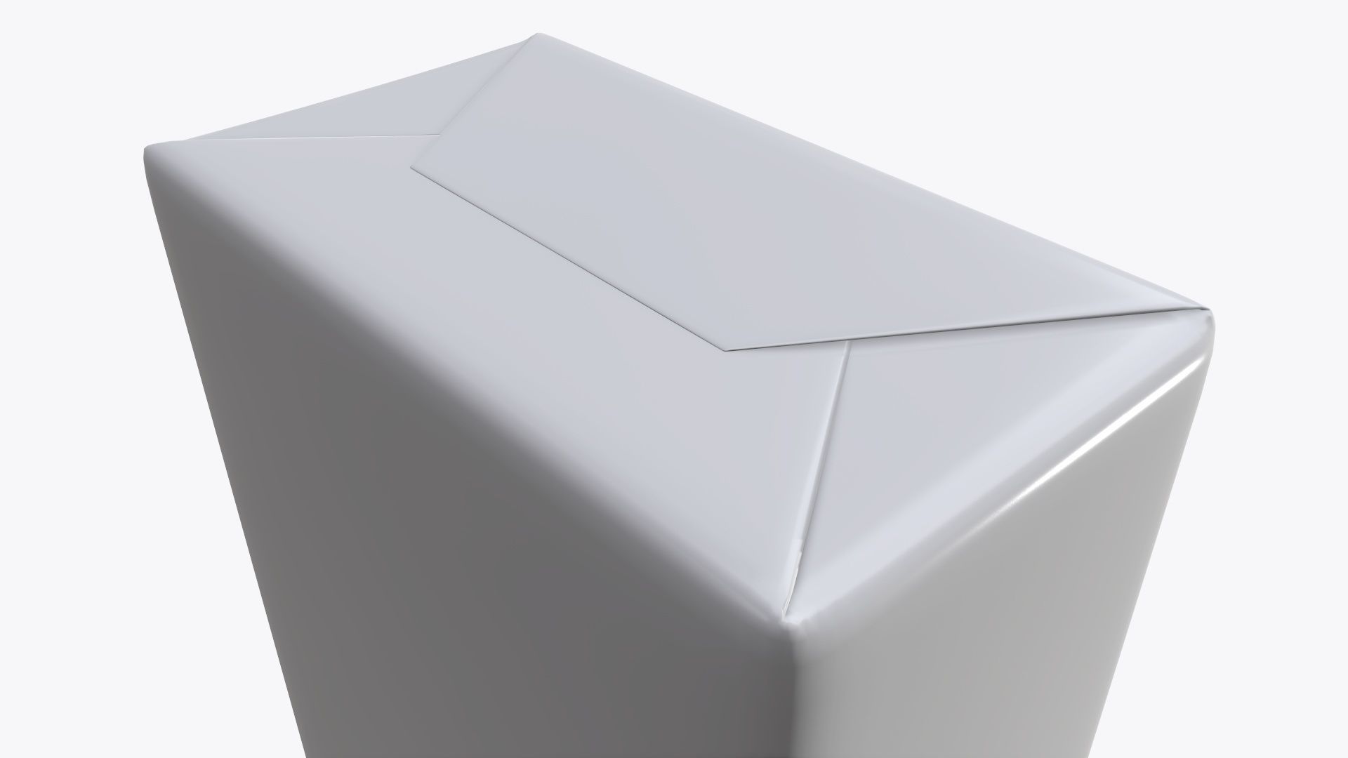 Coffee paper package box mock-up 3D model_1