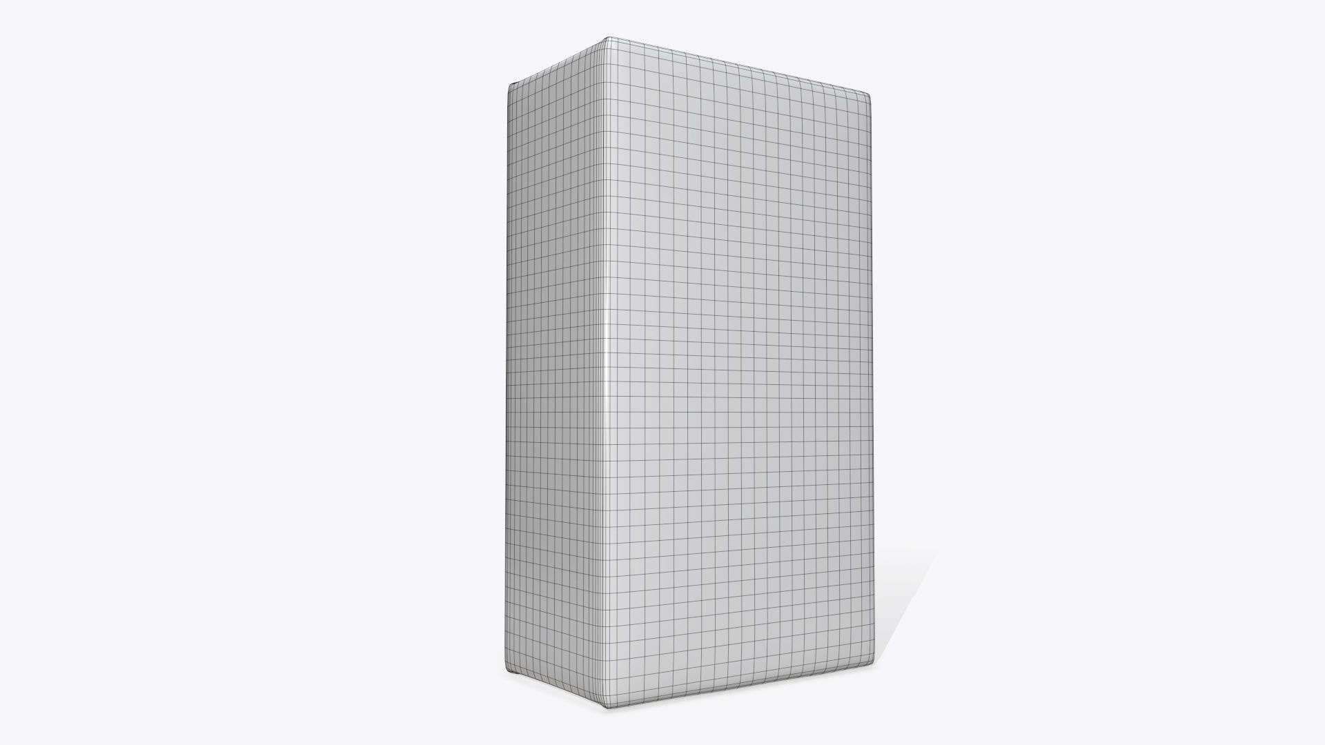 Coffee paper package box with label mock-up 3D model_9