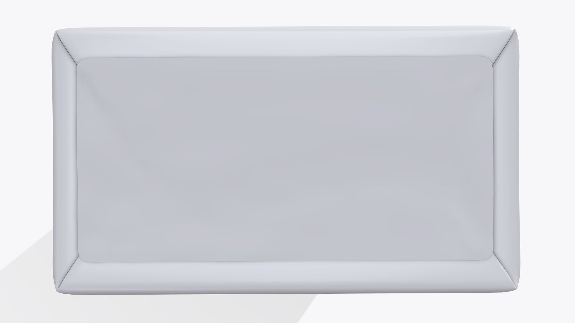 Coffee paper package box with label mock-up 3D model_2