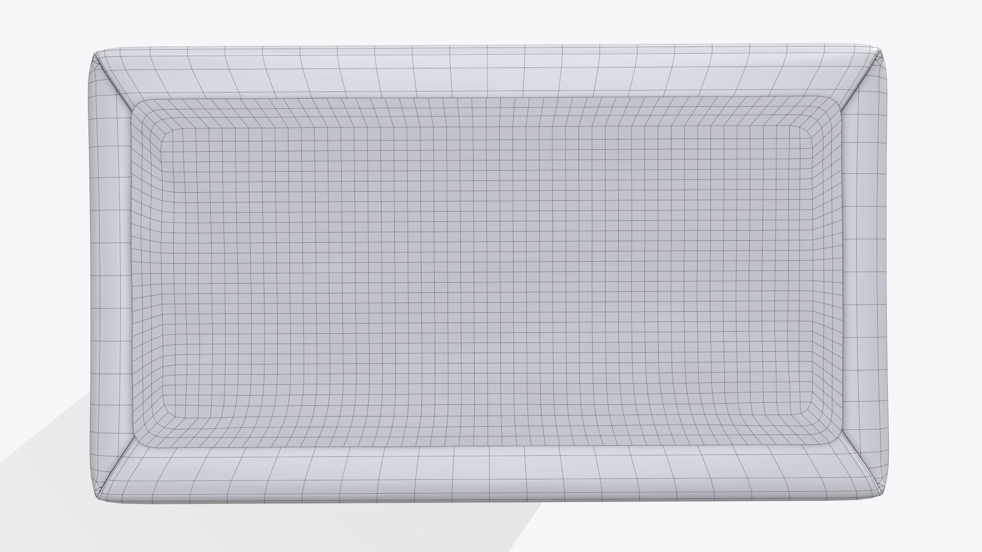 Coffee paper package box with label mock-up 3D model_7