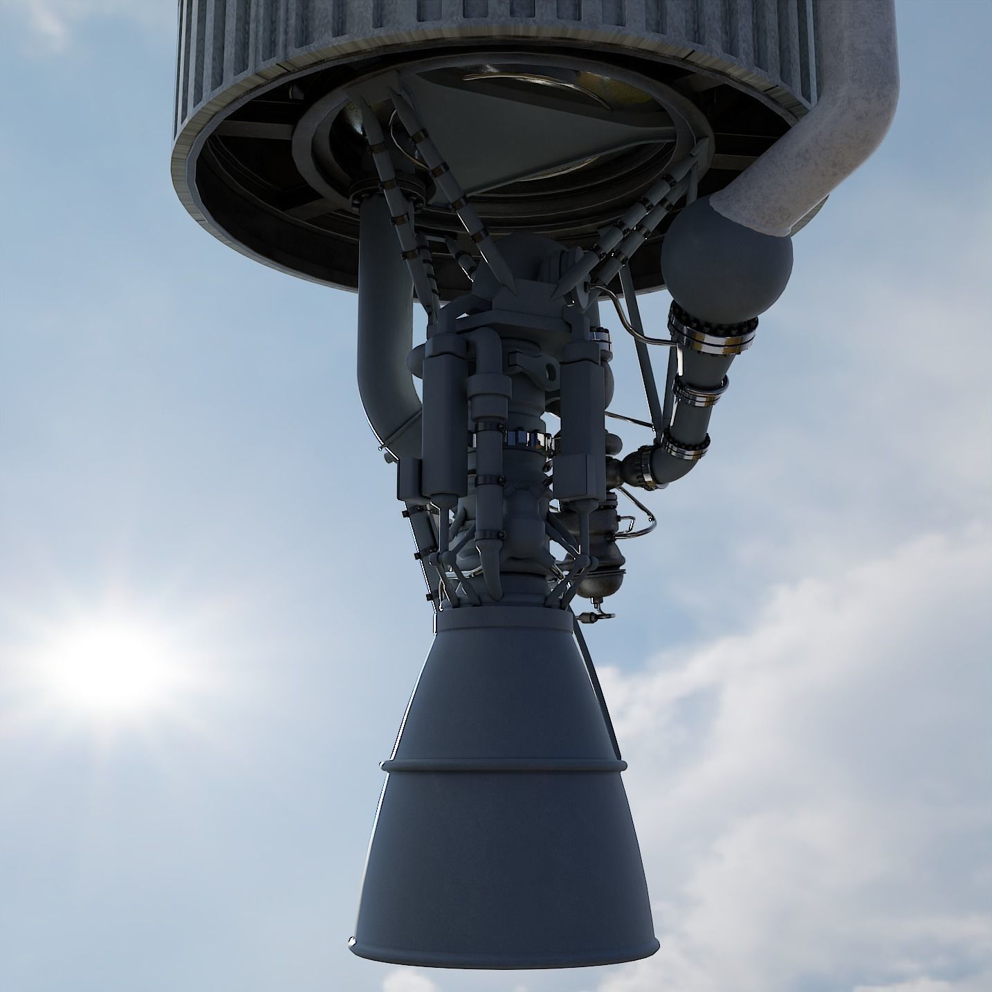 Angara 1 rocket 3D model_12