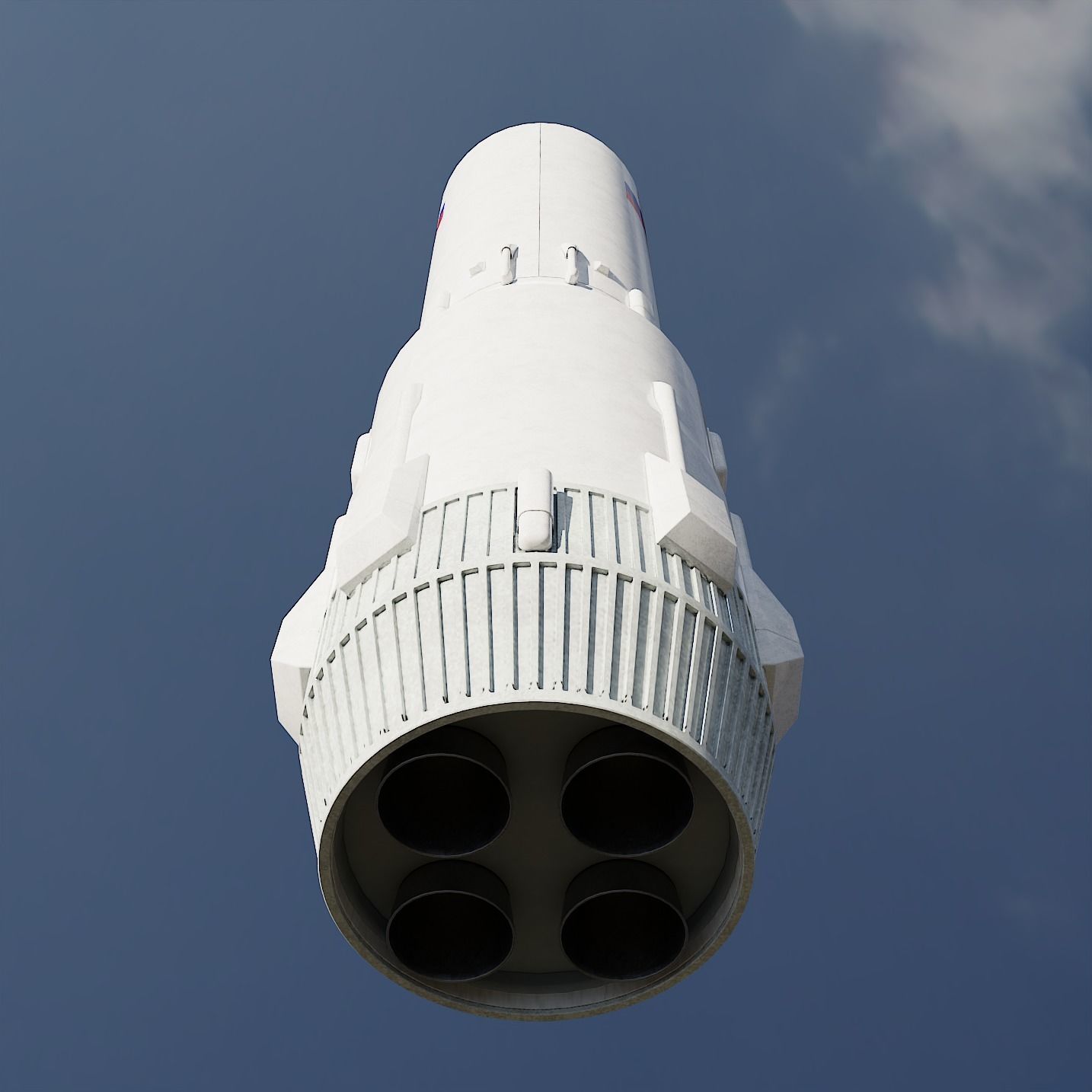 Angara 1 rocket 3D model_24