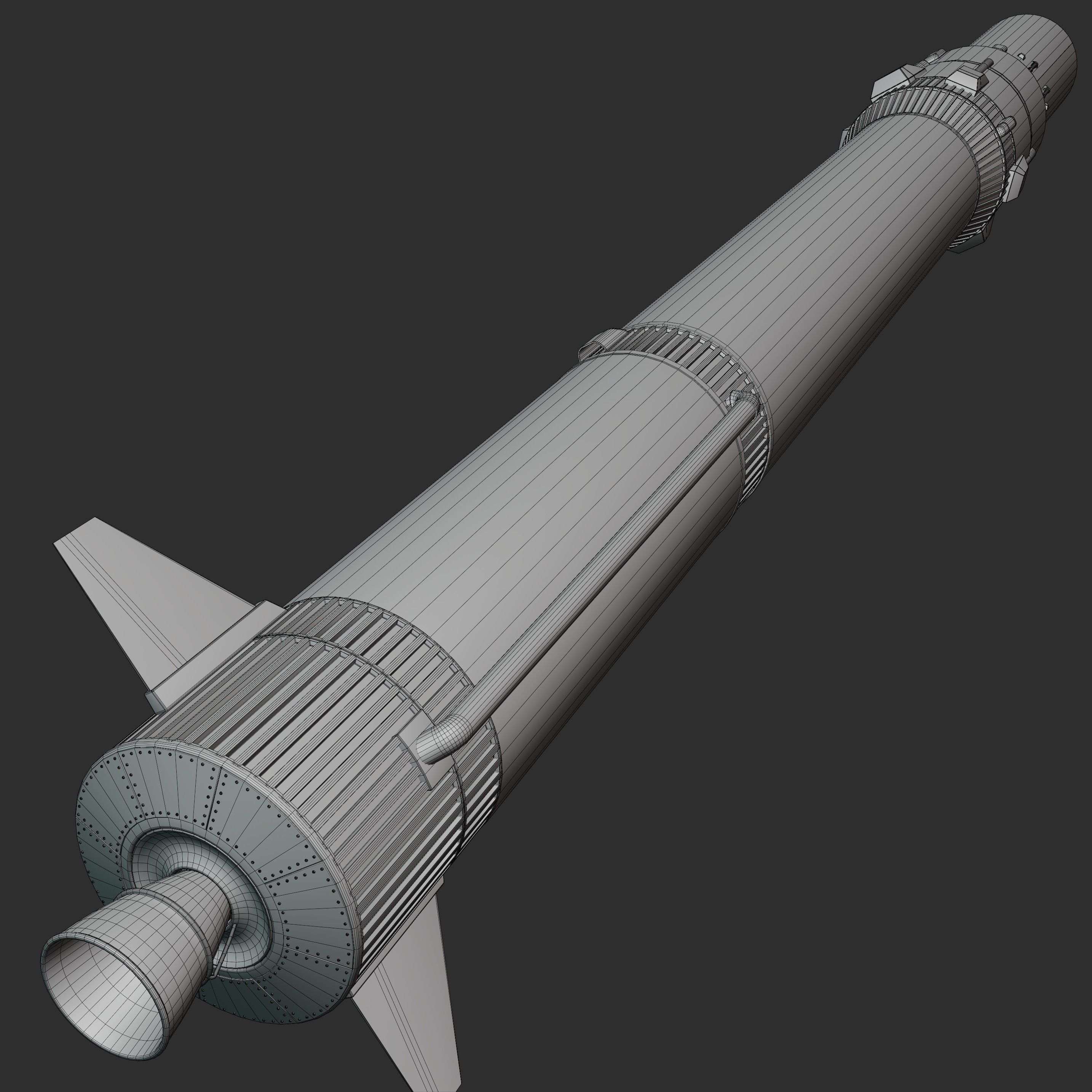 Angara 1 rocket 3D model_34