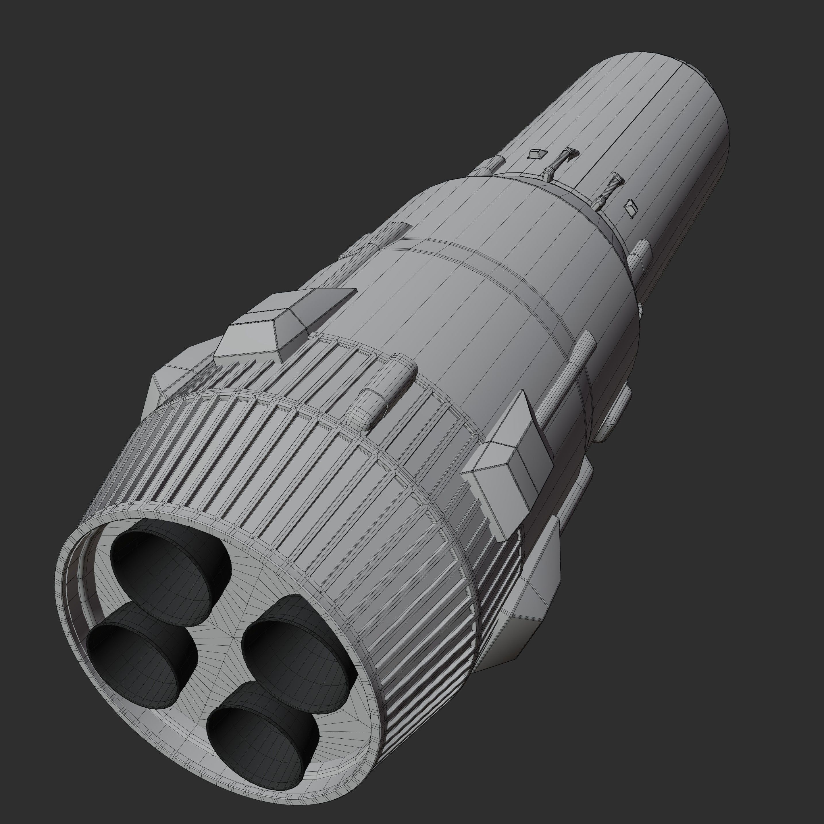 Angara 1 rocket 3D model_31