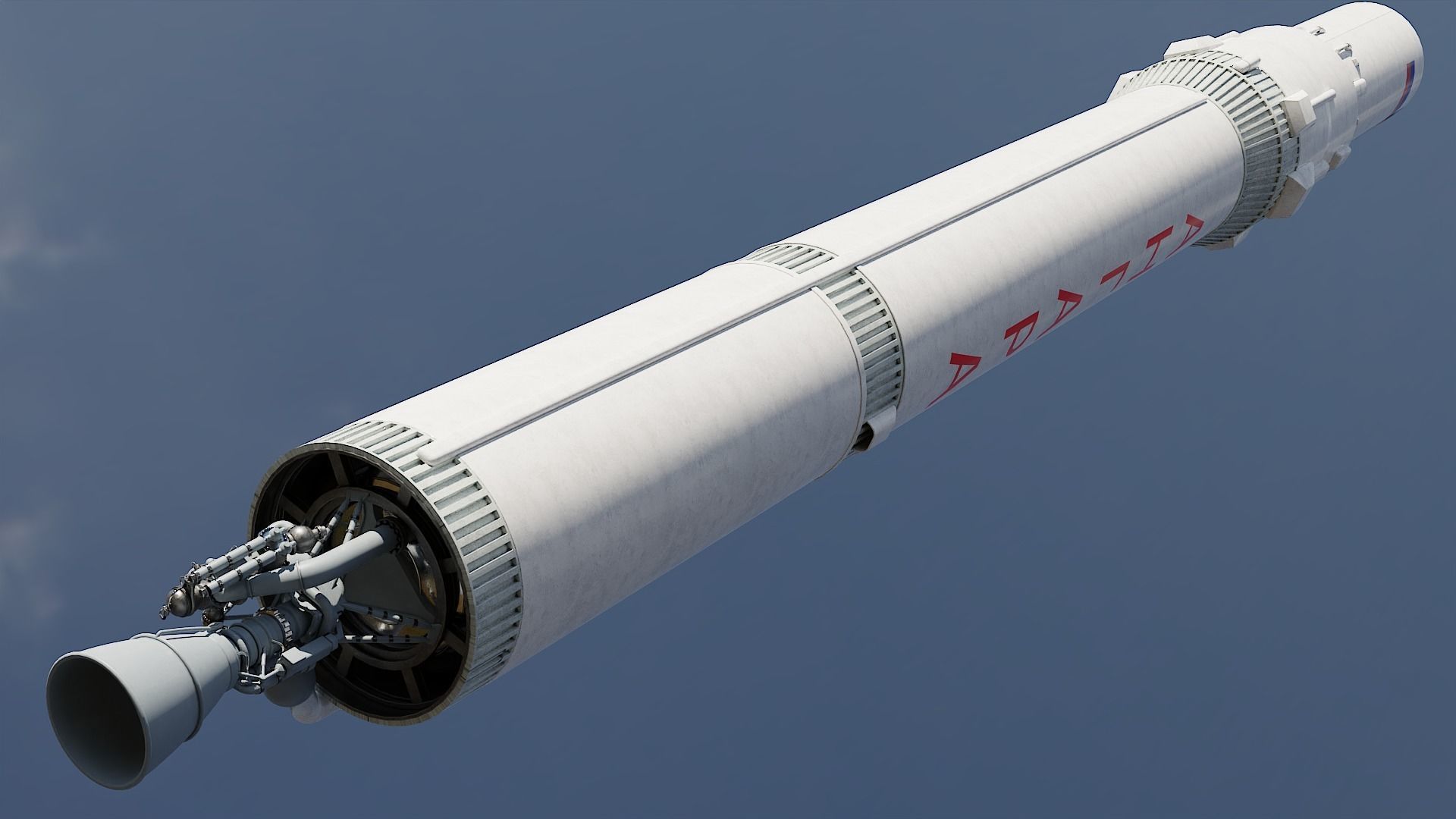 Angara 1 rocket 3D model_3