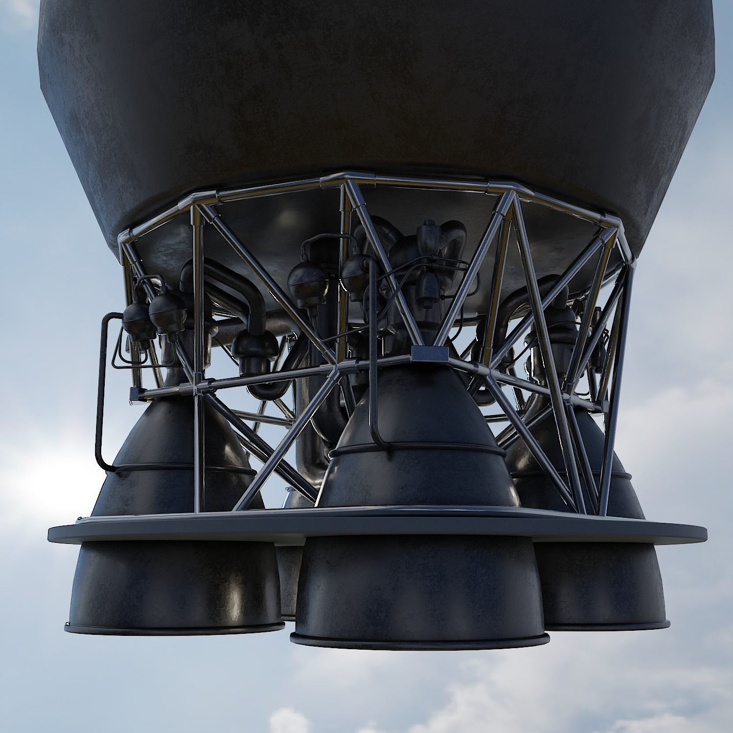 Angara 1 rocket 3D model_29