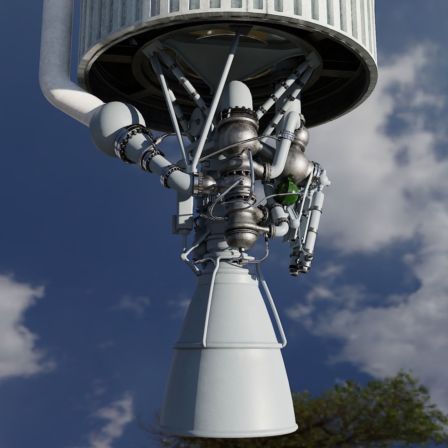 Angara 1 rocket 3D model_17