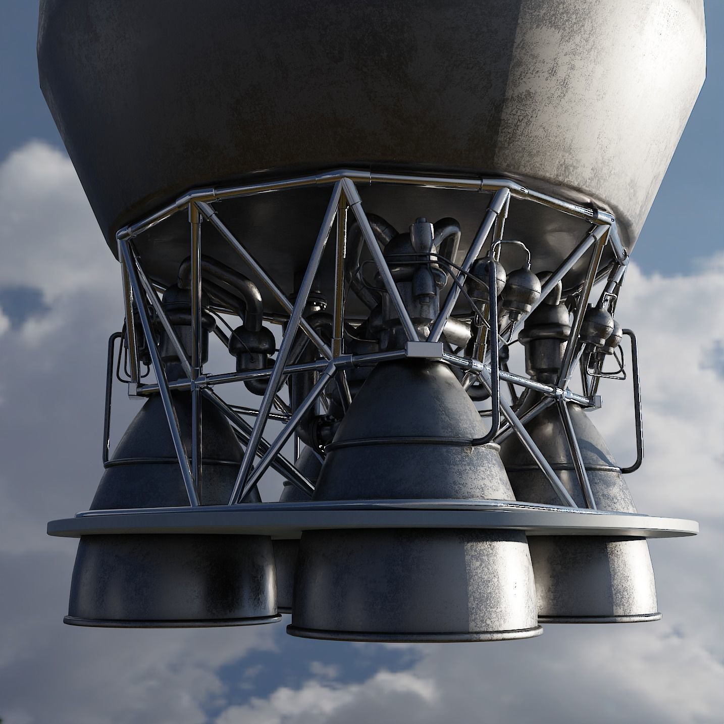 Angara 1 rocket 3D model_27