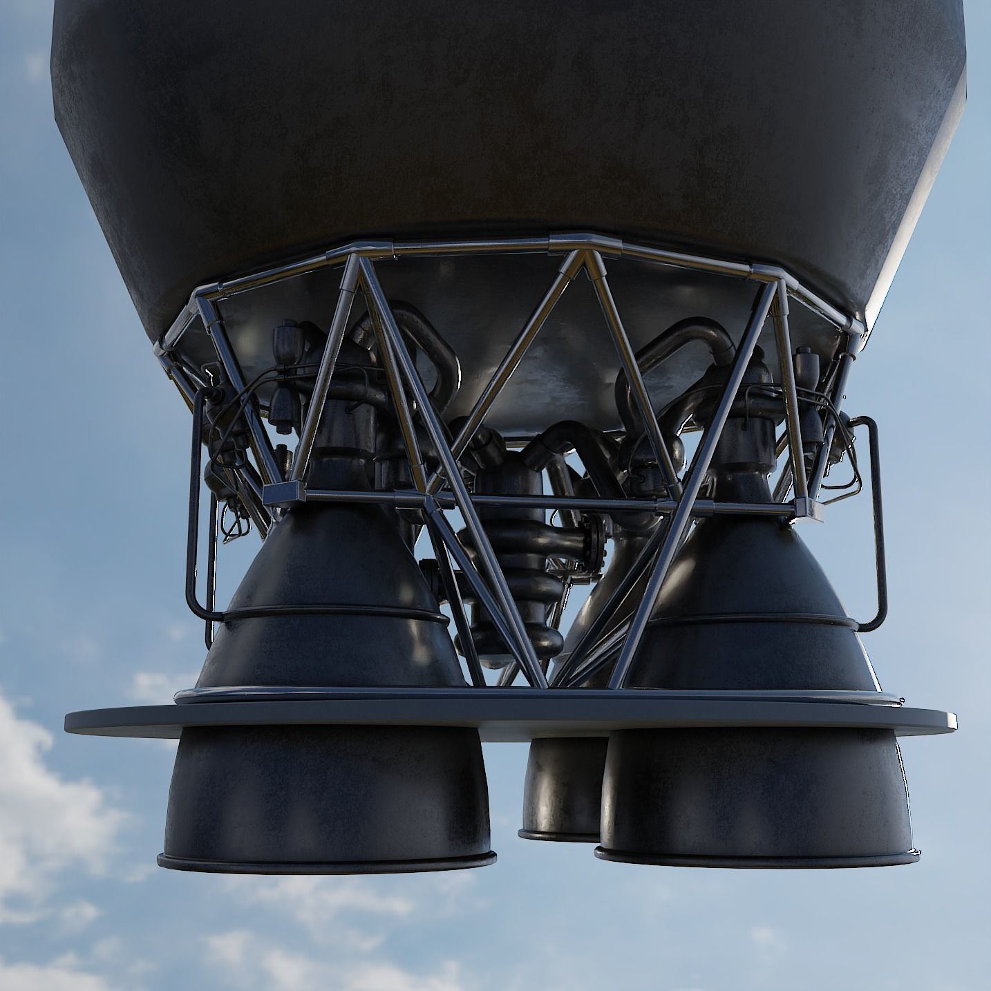 Angara 1 rocket 3D model_28