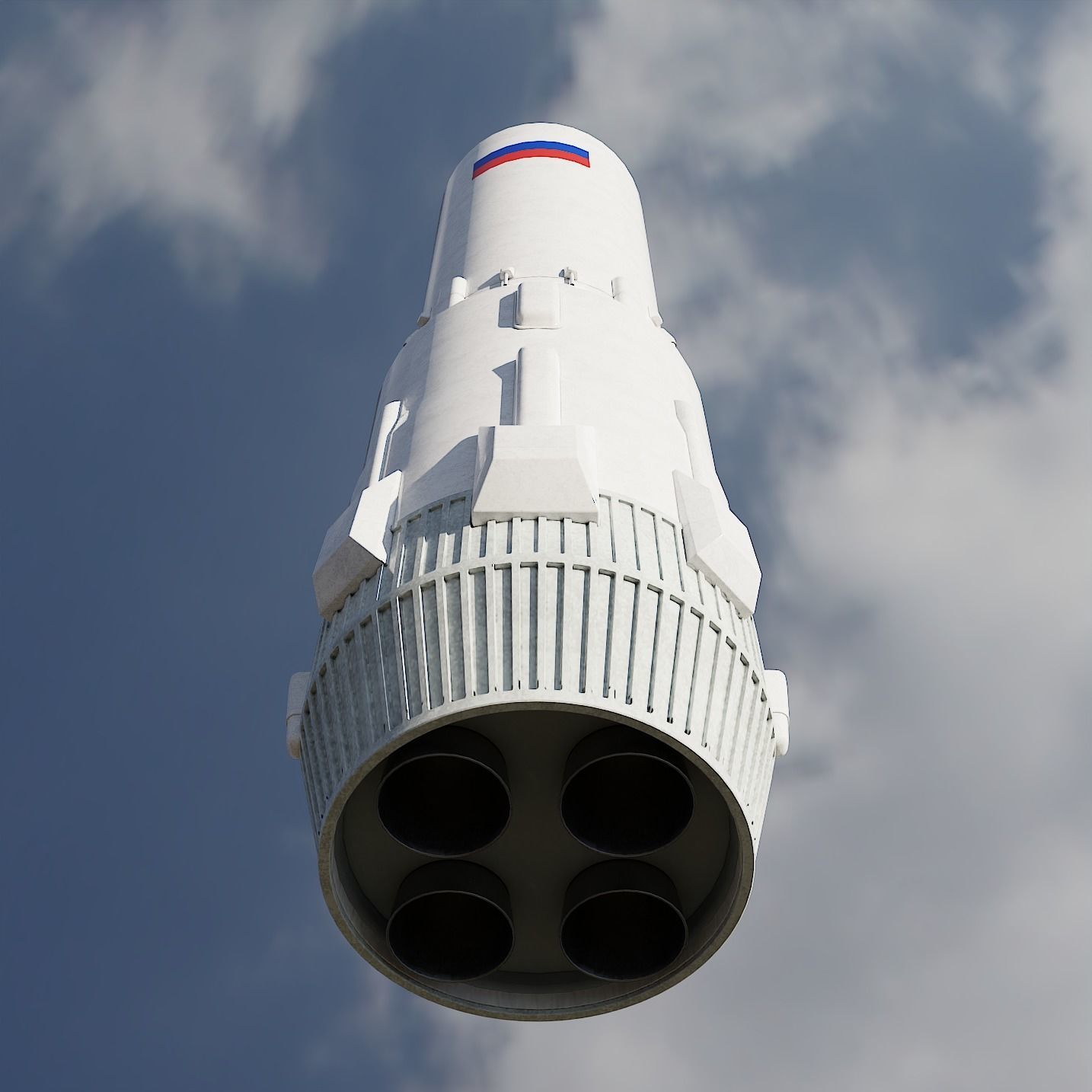 Angara 1 rocket 3D model_25