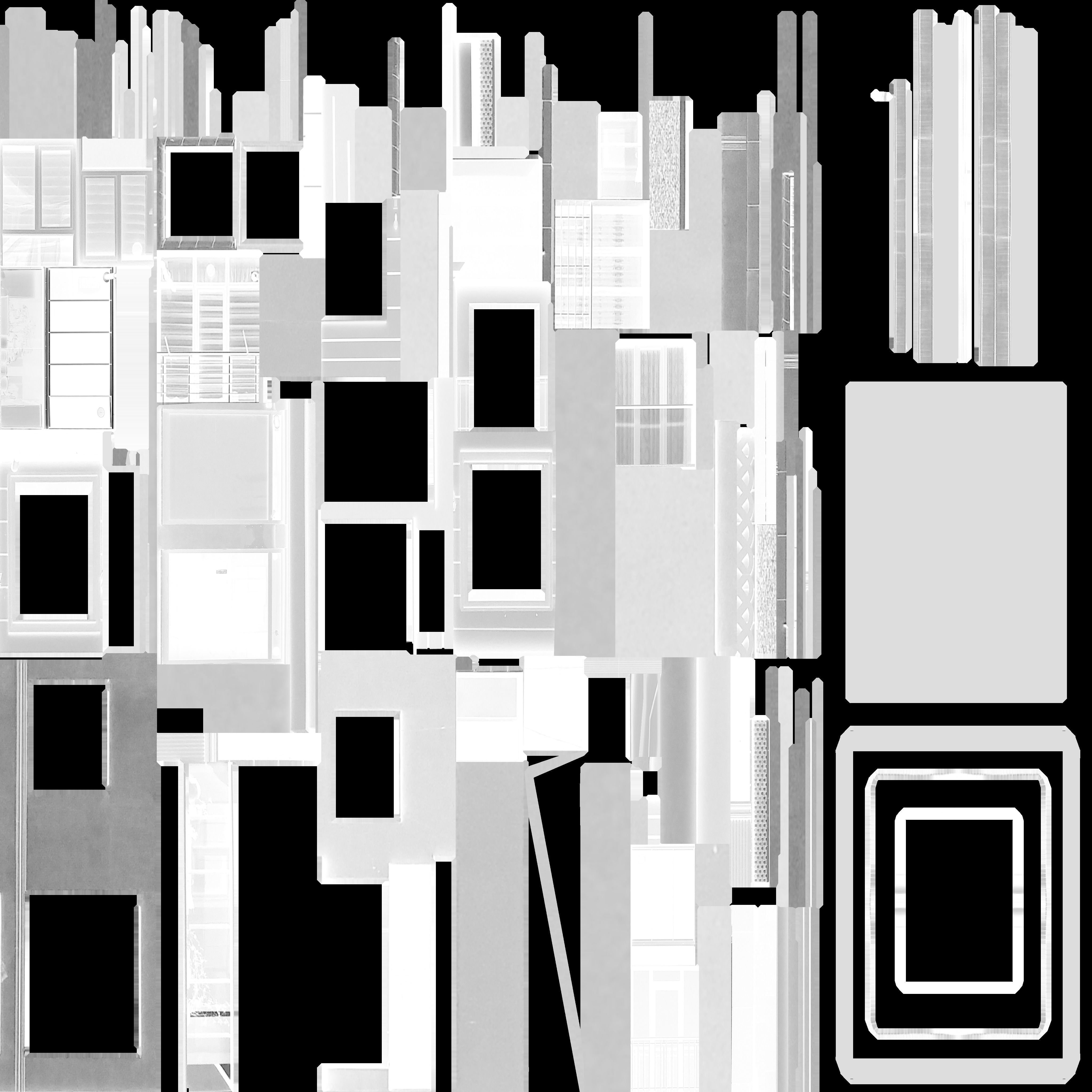 low-poly 10 city building Low-poly 3D model_15