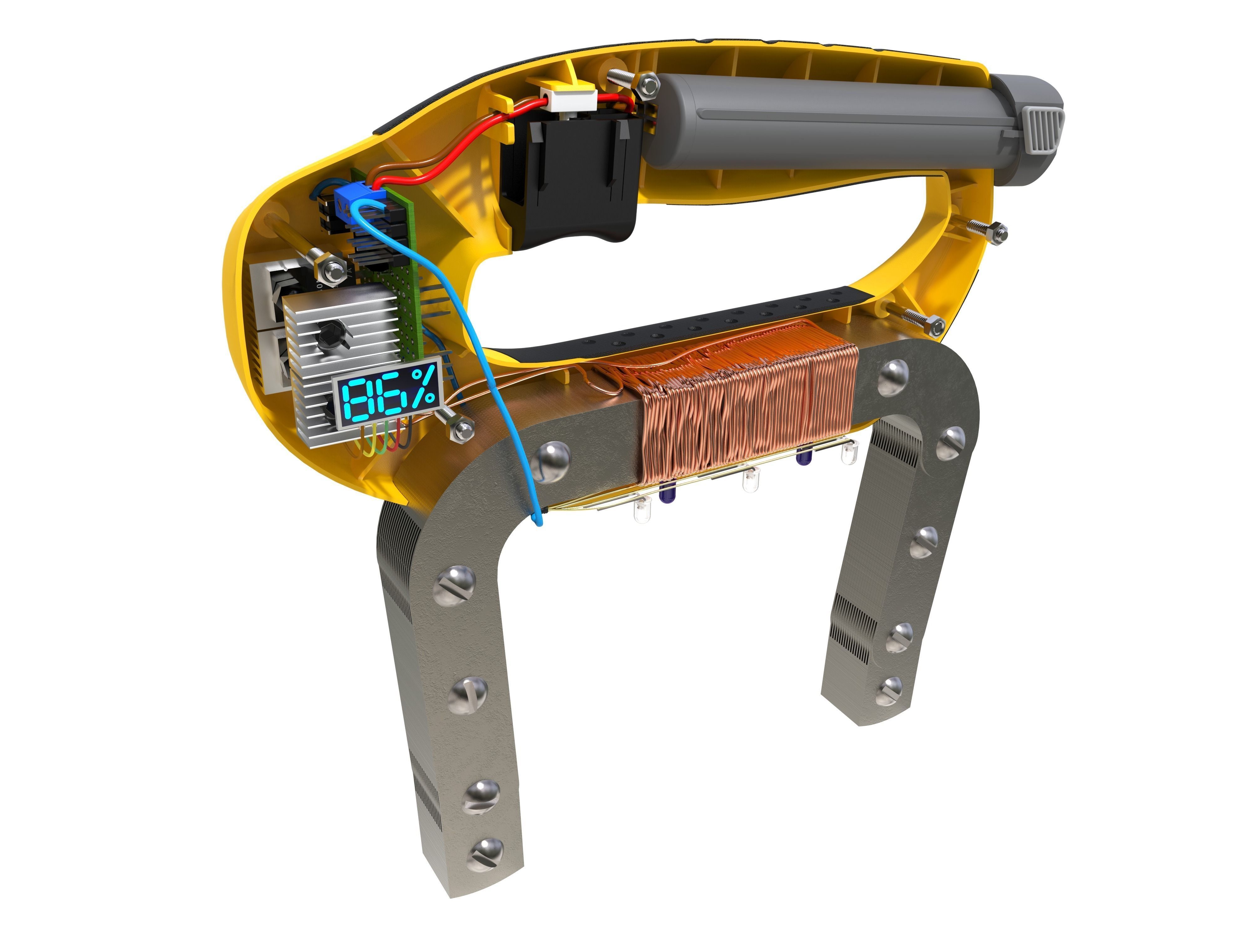 Magnetic Yoke 3D model_1