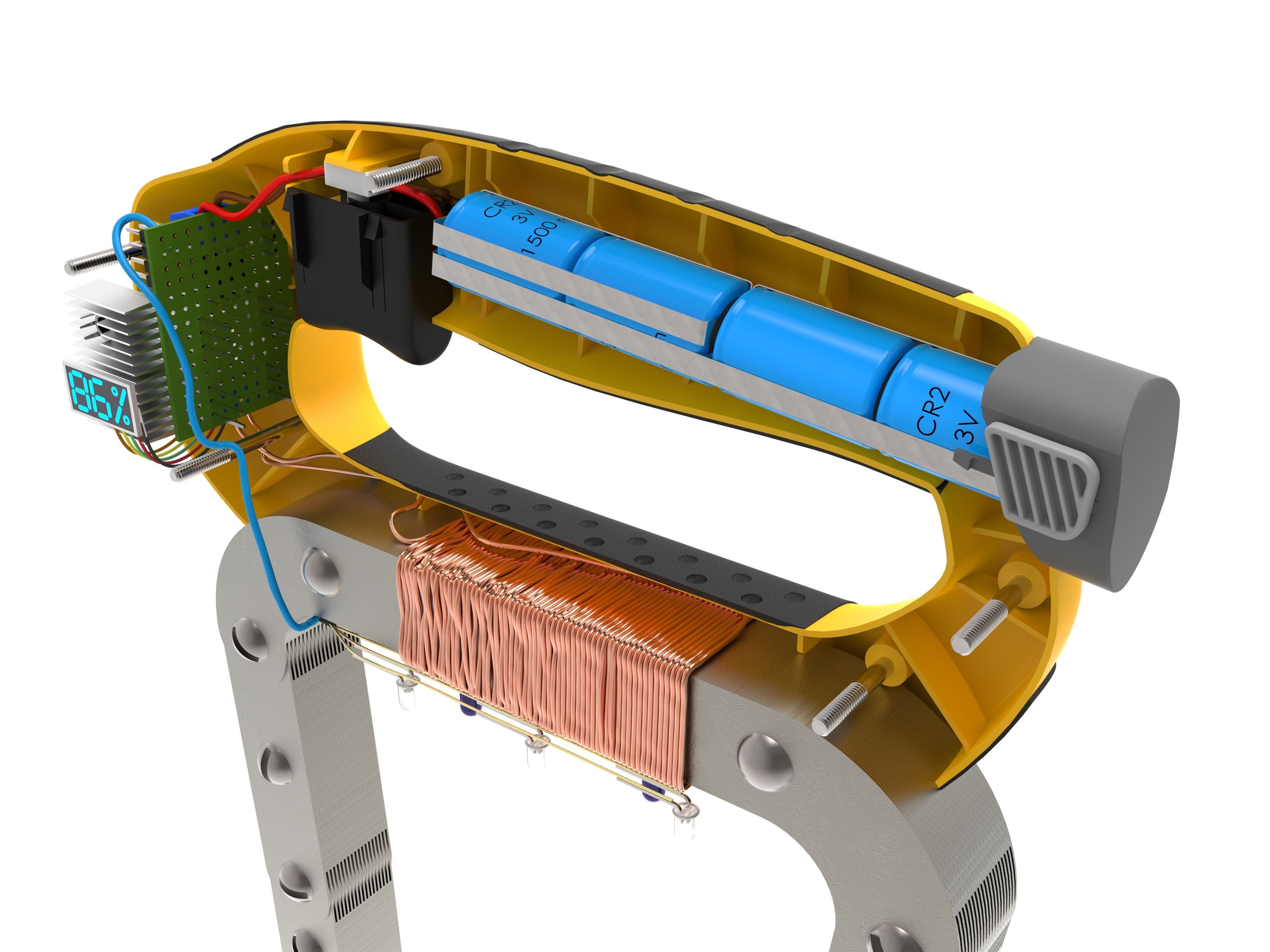 Magnetic Yoke 3D model_3