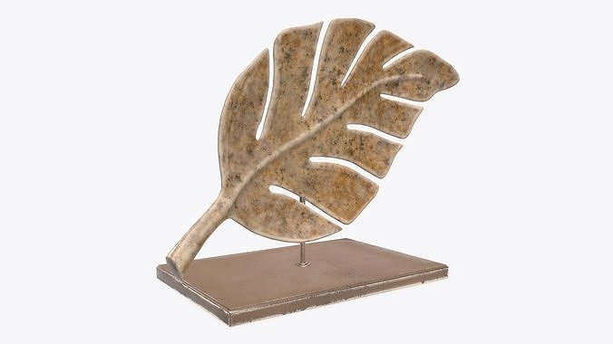 Leaf sculpture 01 3D model