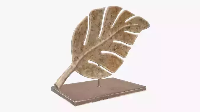 Leaf sculpture 01 3D model