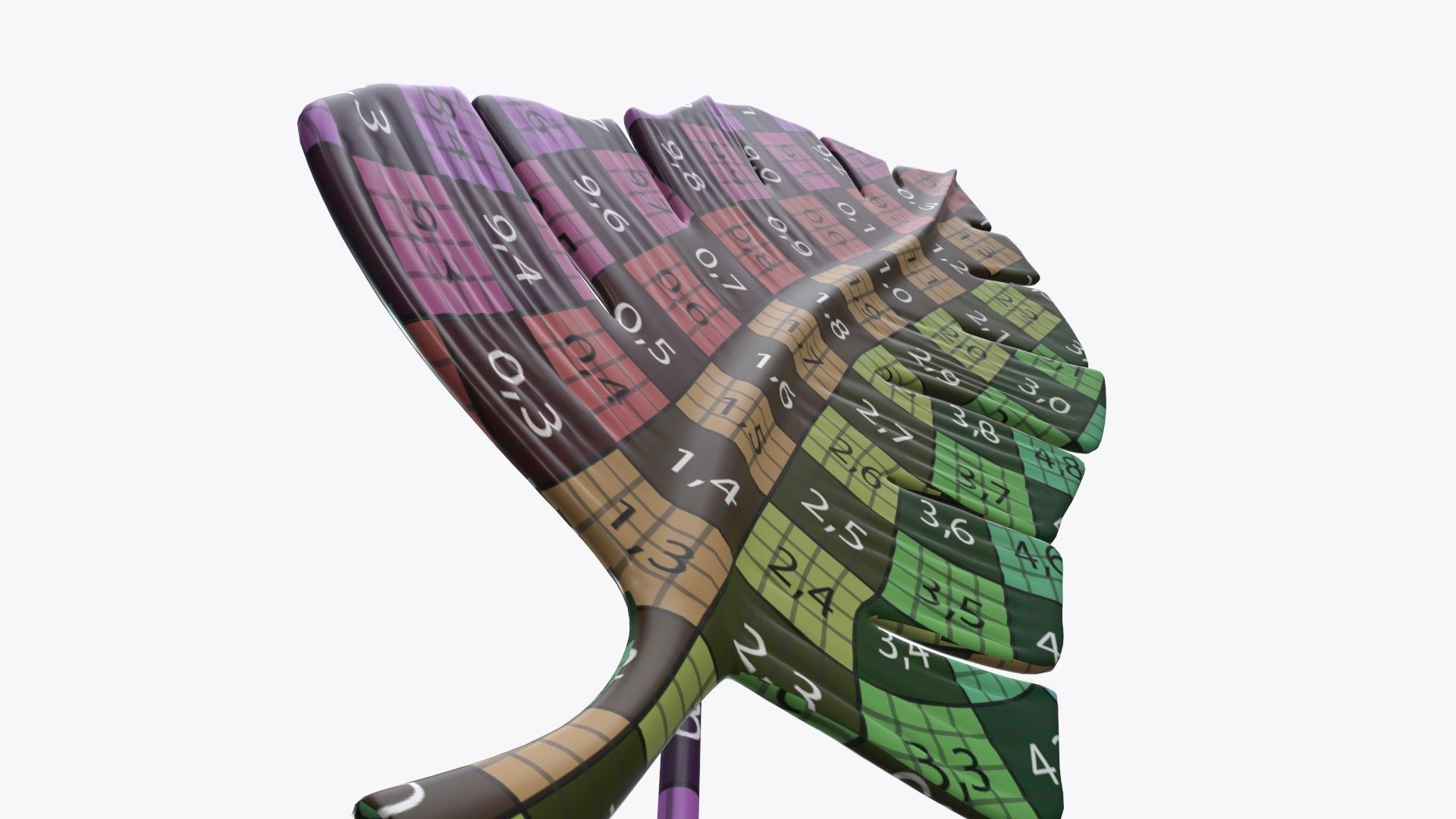 Leaf sculpture 02 3D model_12