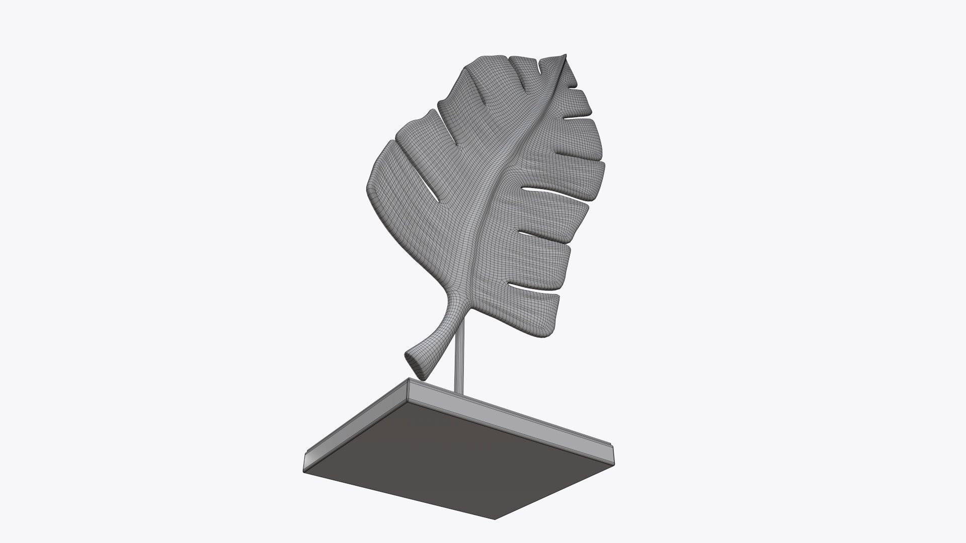Leaf sculpture 02 3D model_8