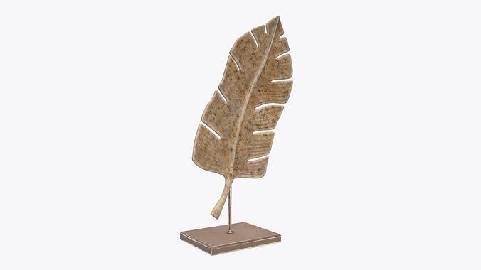 Leaf sculpture 02 3D model