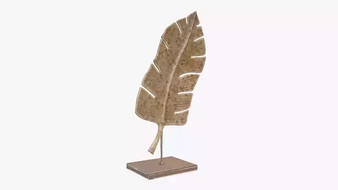 Leaf sculpture 02 3D model