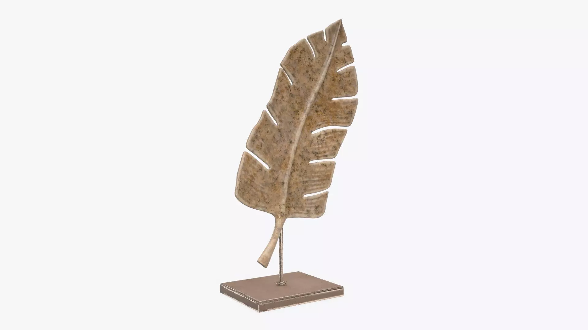 Leaf sculpture 02 3D model_0