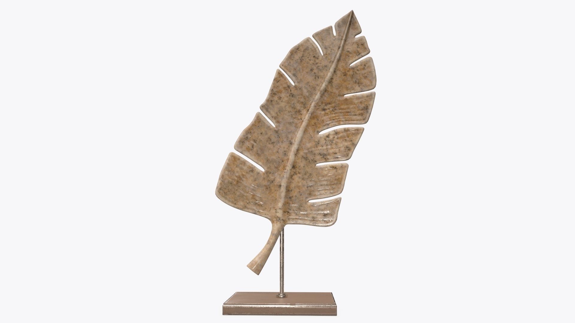 Leaf sculpture 02 3D model_2
