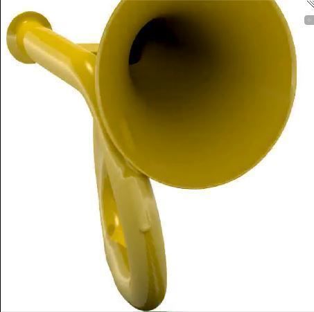 bugle trumpet 3D print model_13