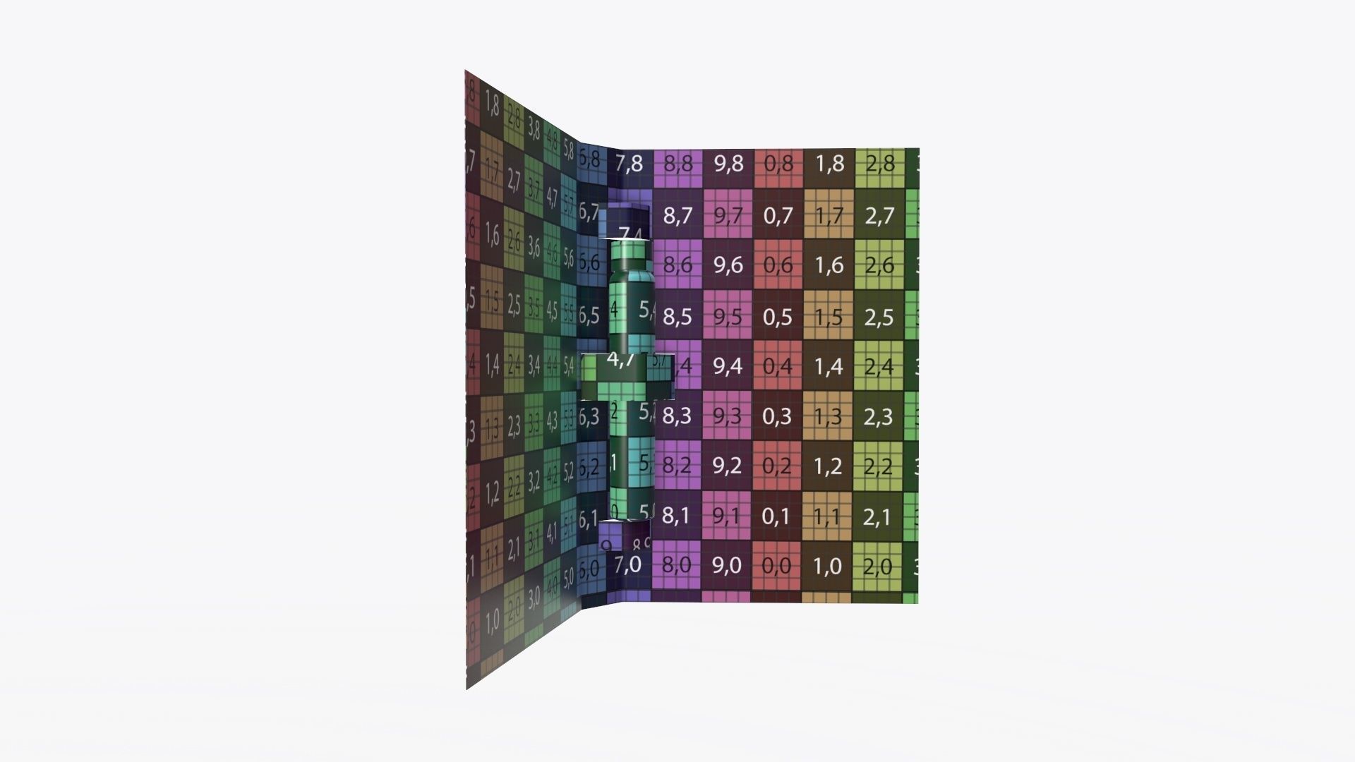 Perfume sample 3D model_10