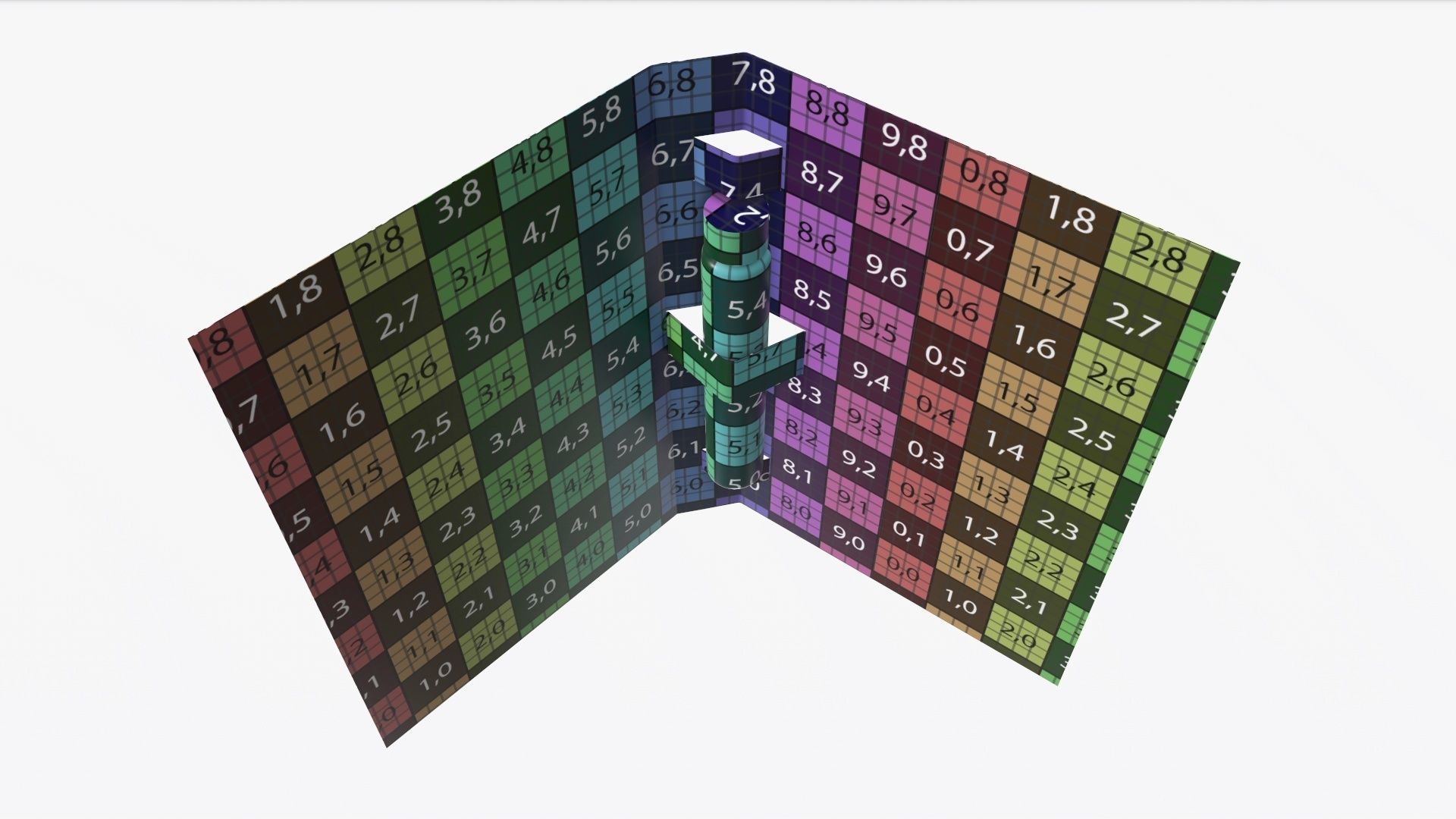 Perfume sample 3D model_12