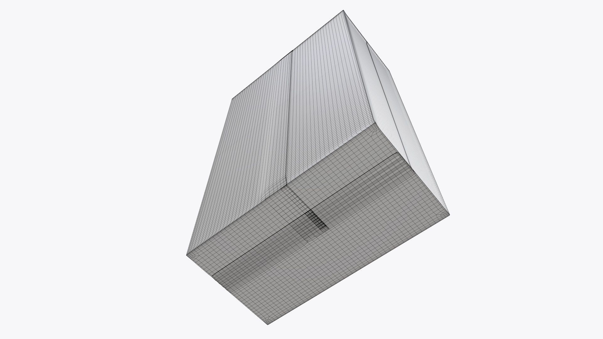 Plastic coffee bag package packet 01 mock-up 3D model_9