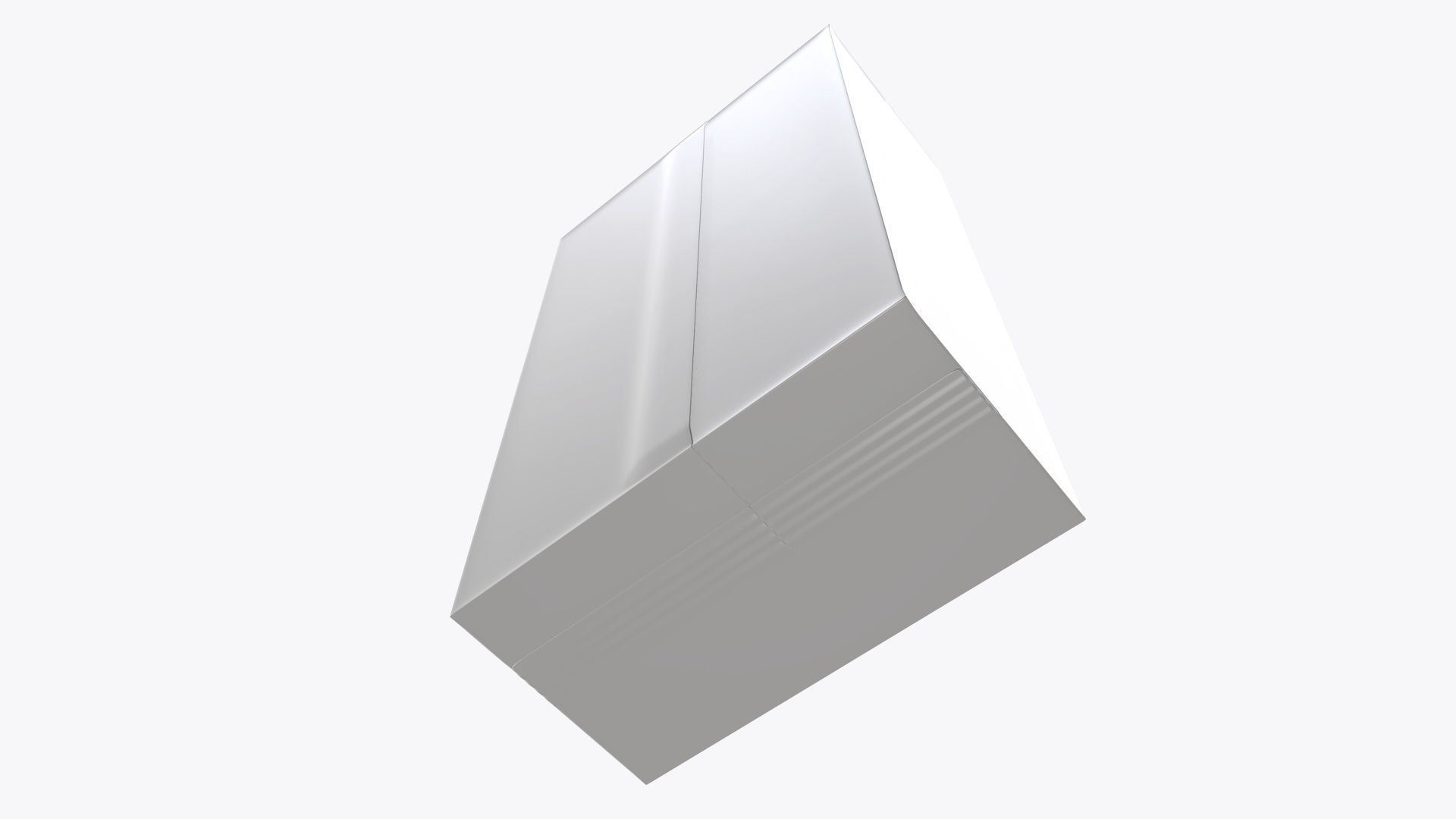 Plastic coffee bag package packet 01 mock-up 3D model_4