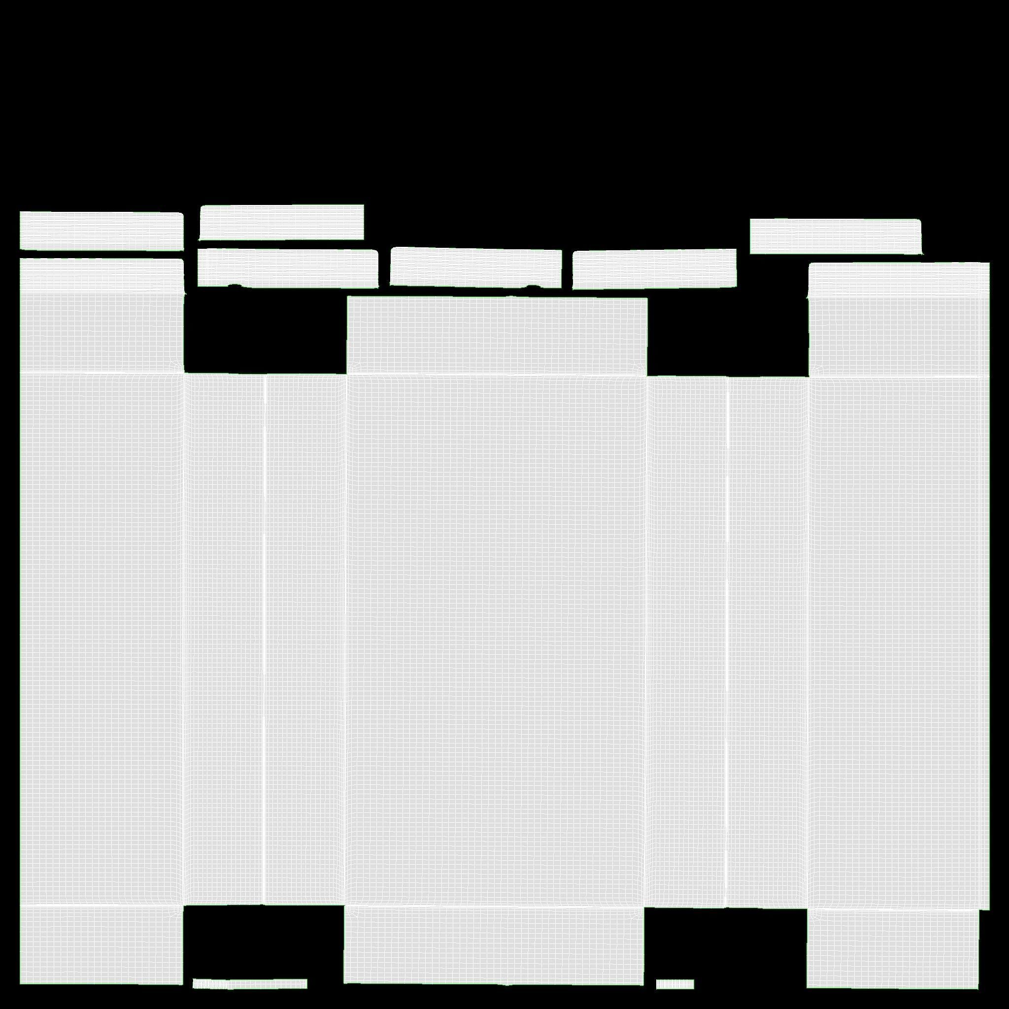 Plastic coffee bag package packet 01 mock-up 3D model_15