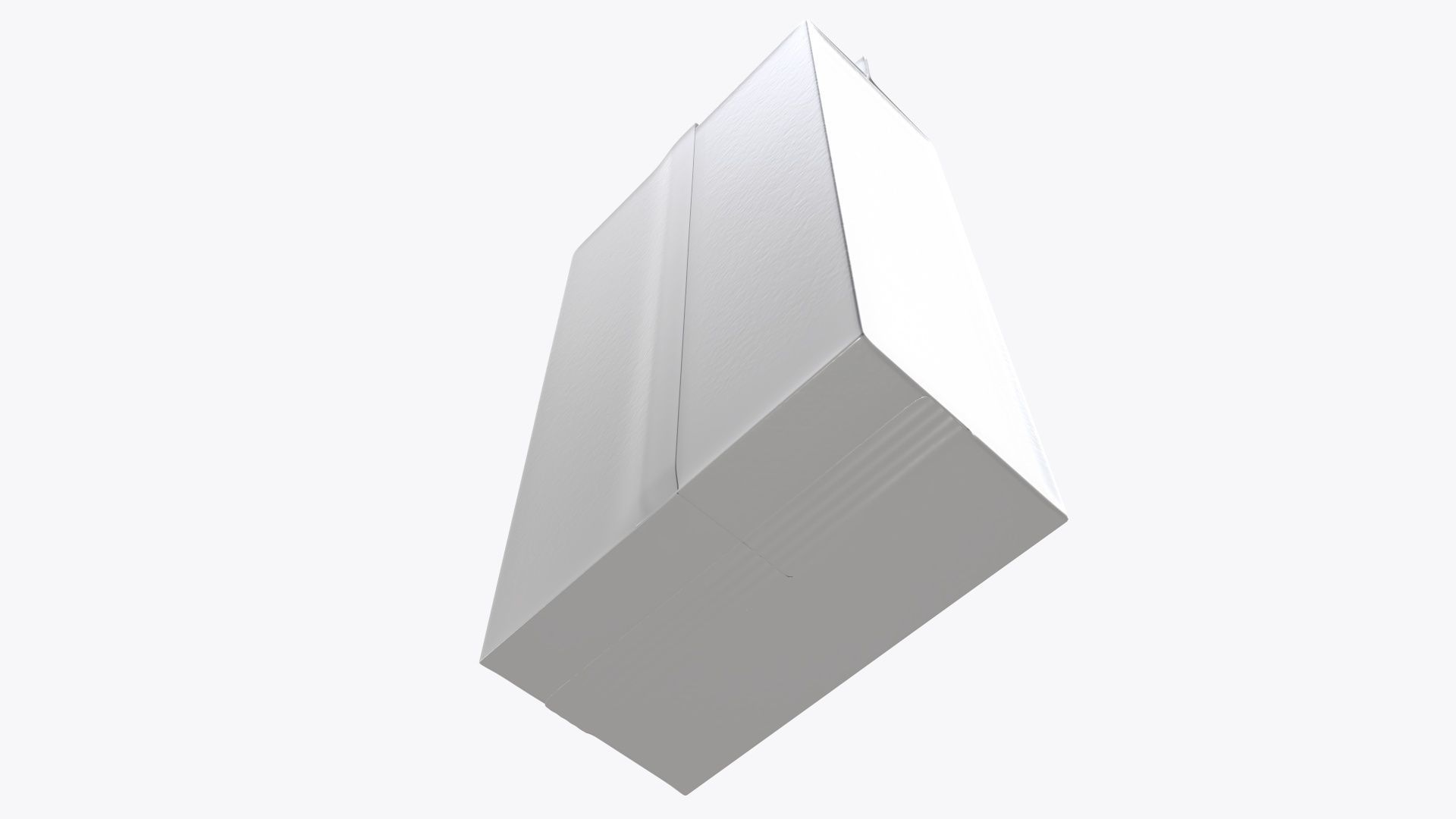 Plastic coffee bag package packet 03 mock-up 3D model_4