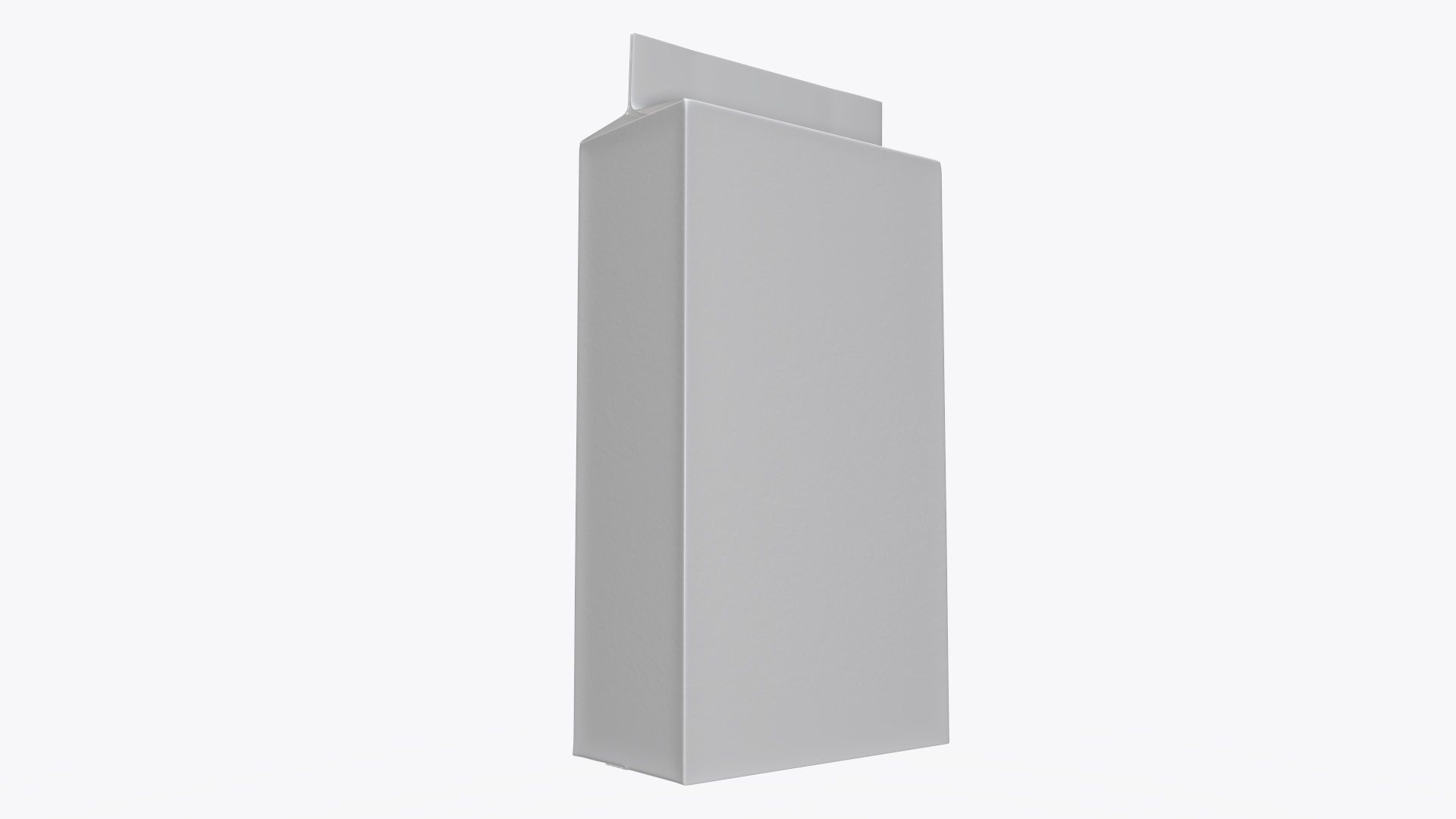 Plastic coffee bag package packet 03 mock-up 3D model_1