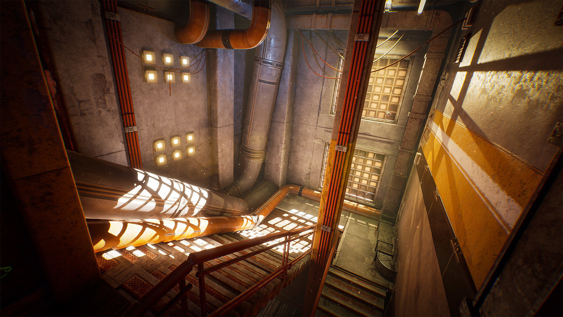 Cyberpunk Interior Environment Kitbash Set Low-poly 3D model_6