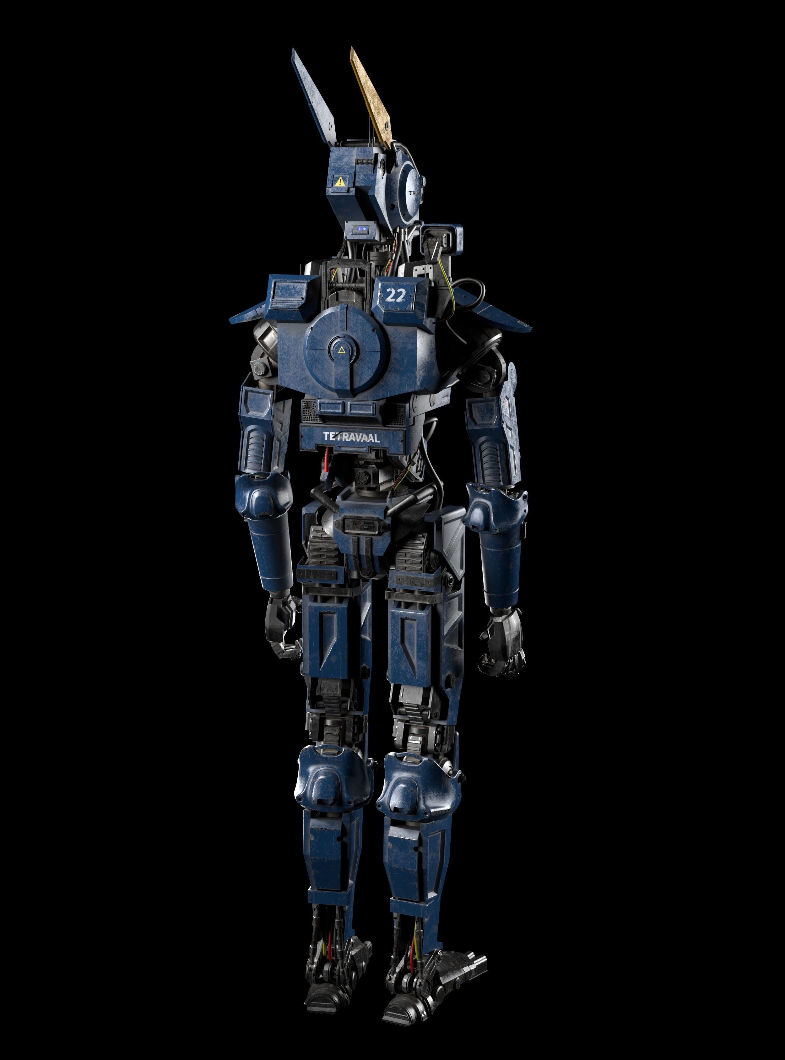 Chappie 3D model robot 3D model_3