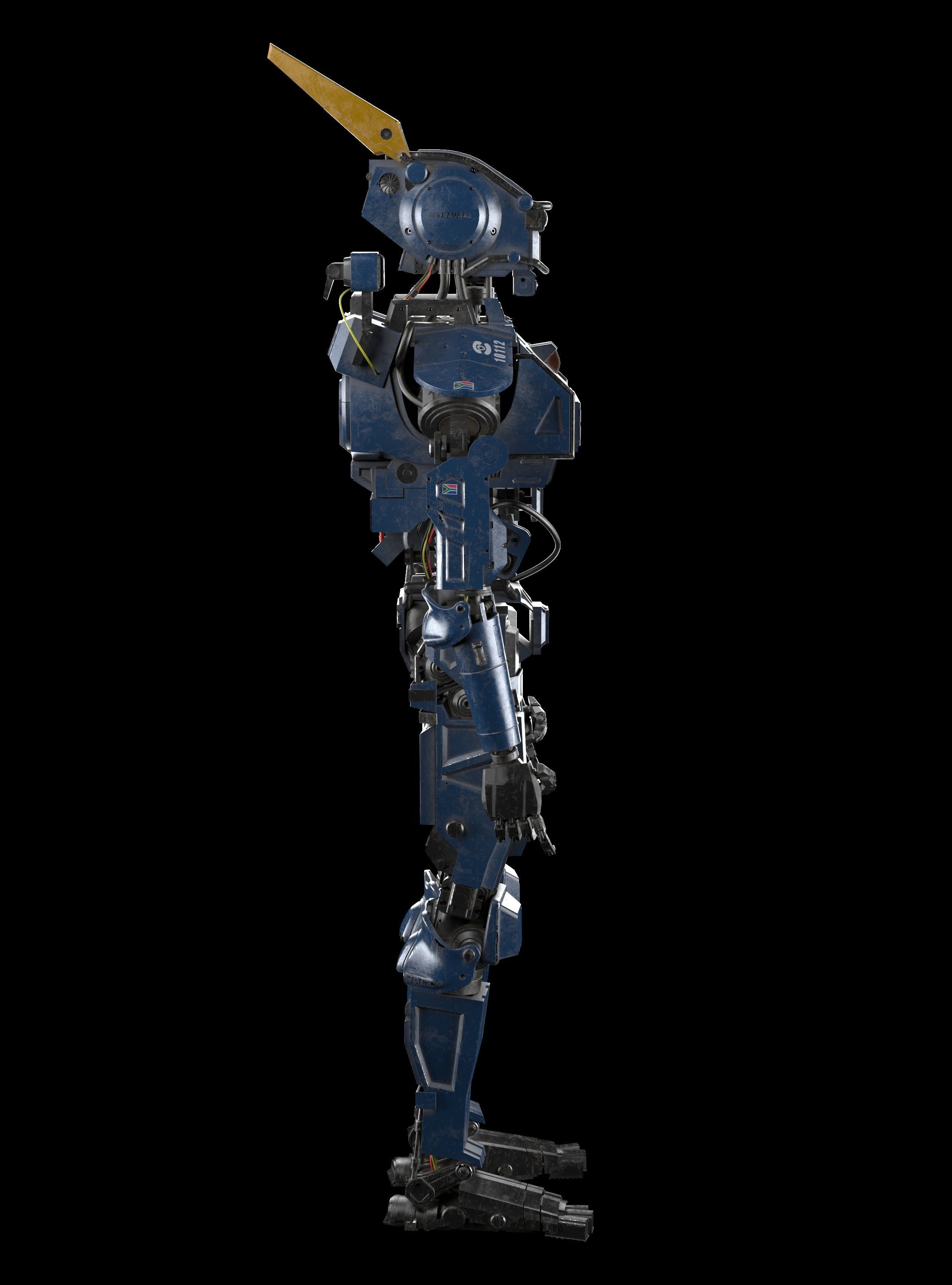 Chappie 3D model robot 3D model_5
