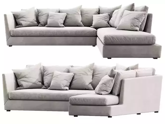 Flexform Victor Chaise Lounge 3D model