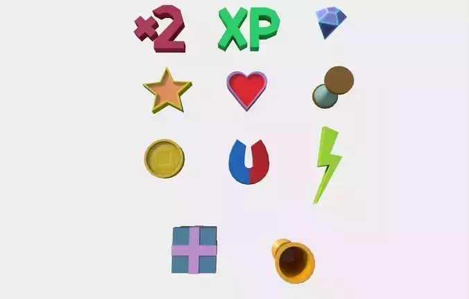 Powerups pack for your game