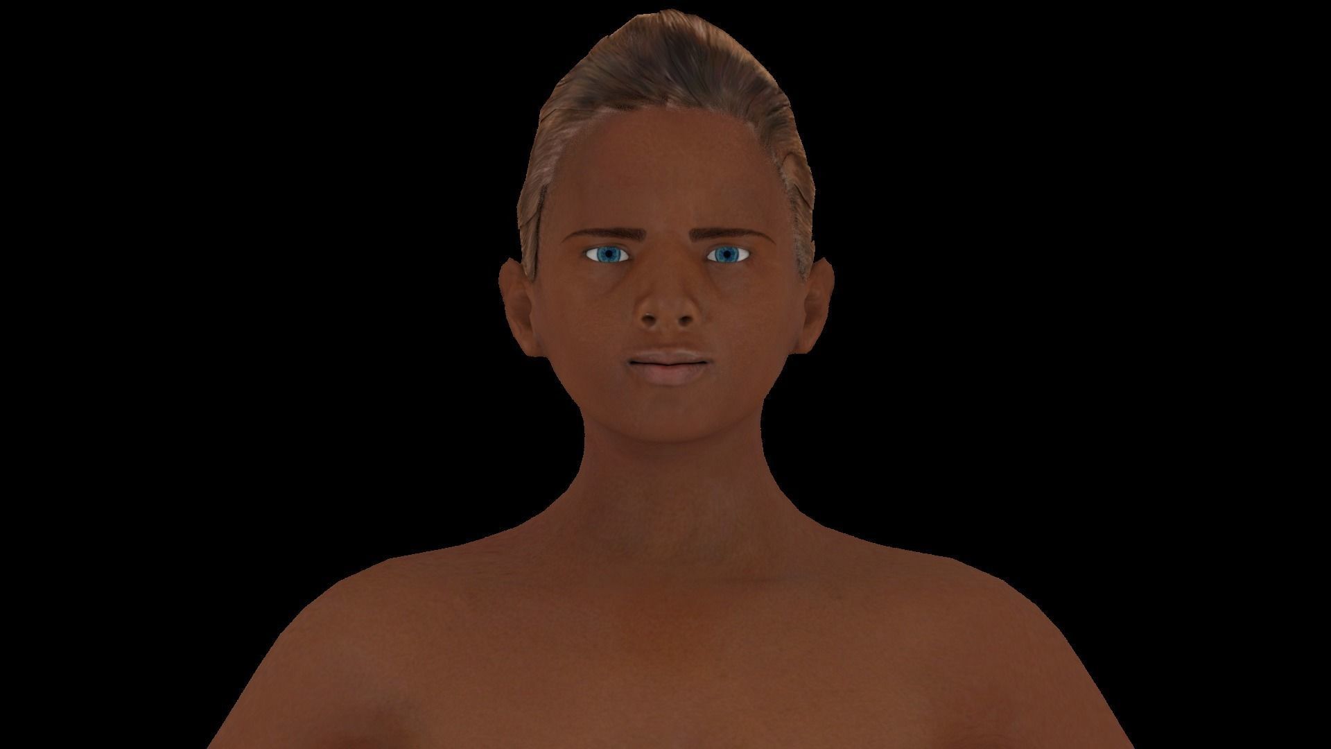 Model 3 nude woman 3D model_1